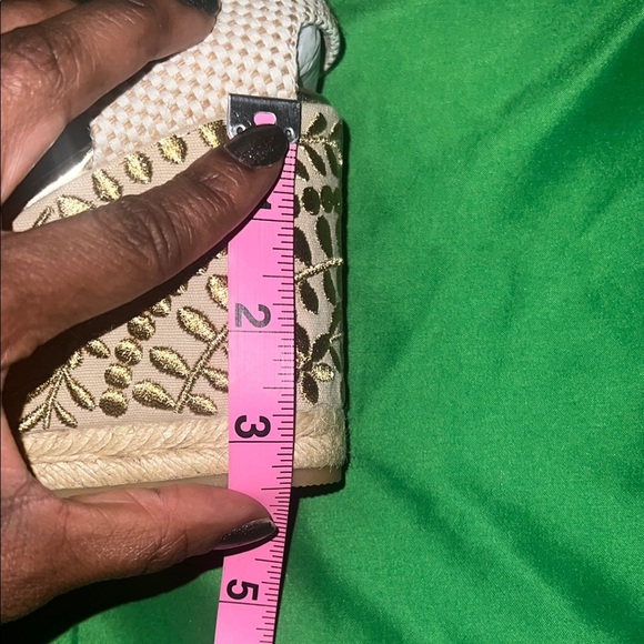 ALDO Women's Cream Espadrille Wedge Sandals size 8 - Picture 7 of 14